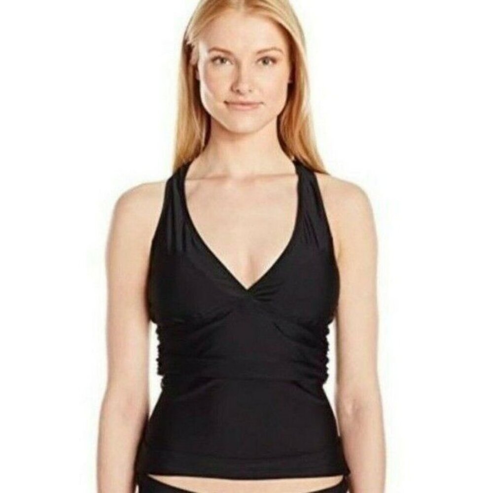 Jones New York Black Tankini Top